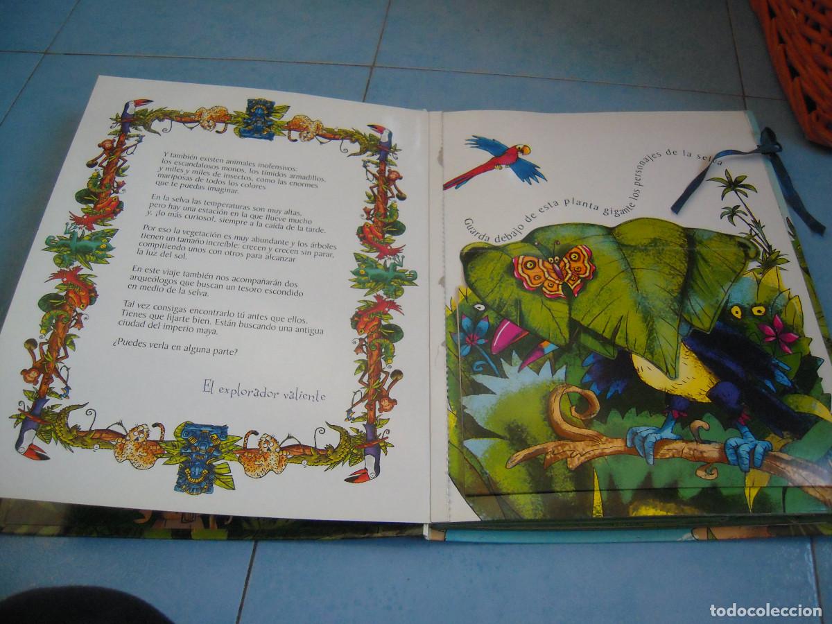 Libros de segunda mano: Libro Pop-Up La selva tropical - Foto 7
