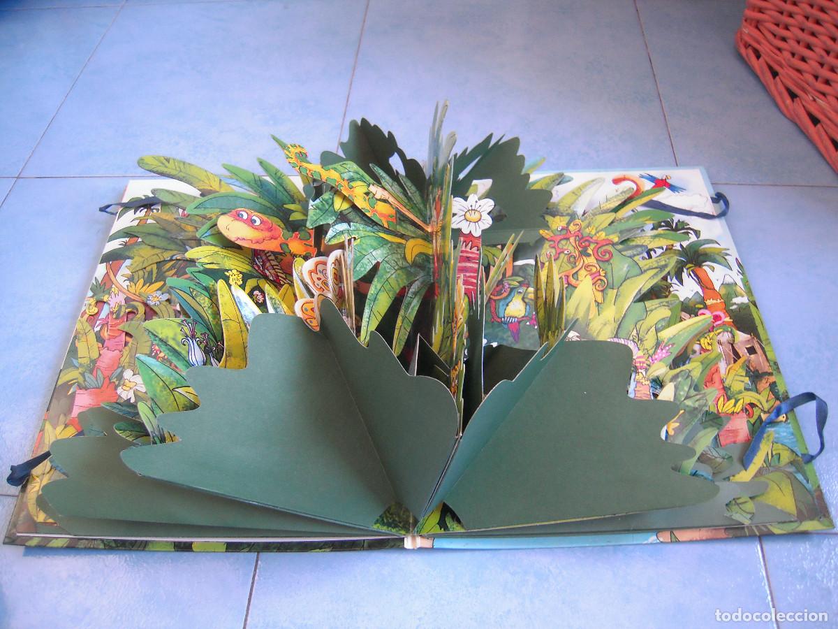 Libros de segunda mano: Libro Pop-Up La selva tropical - Foto 10