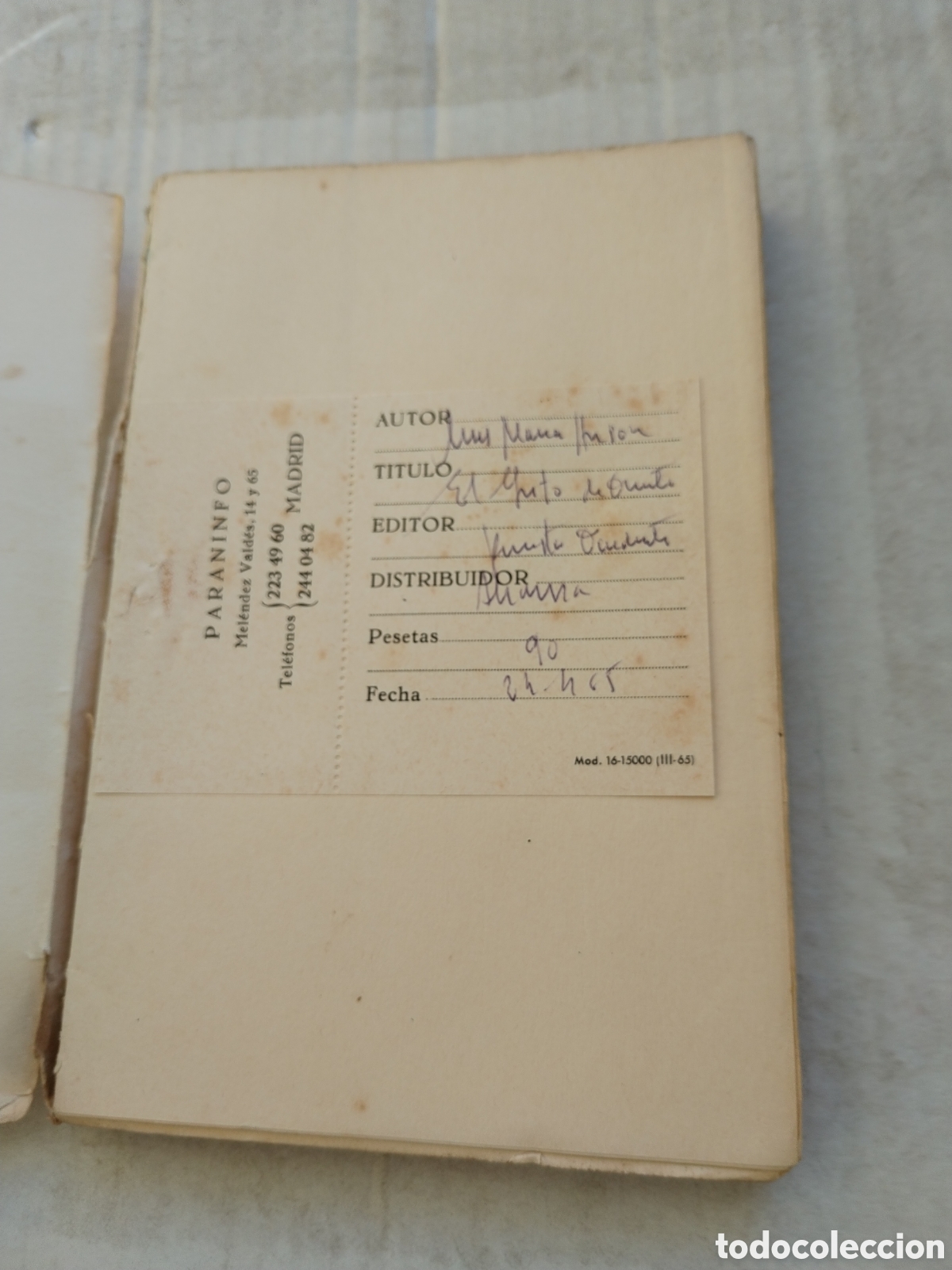 Libros de segunda mano: EL GRITO DE ORIENTE/REVISTA DE OCCIDENTE/LU&Iacute;S MARIA ANSON - Foto 2