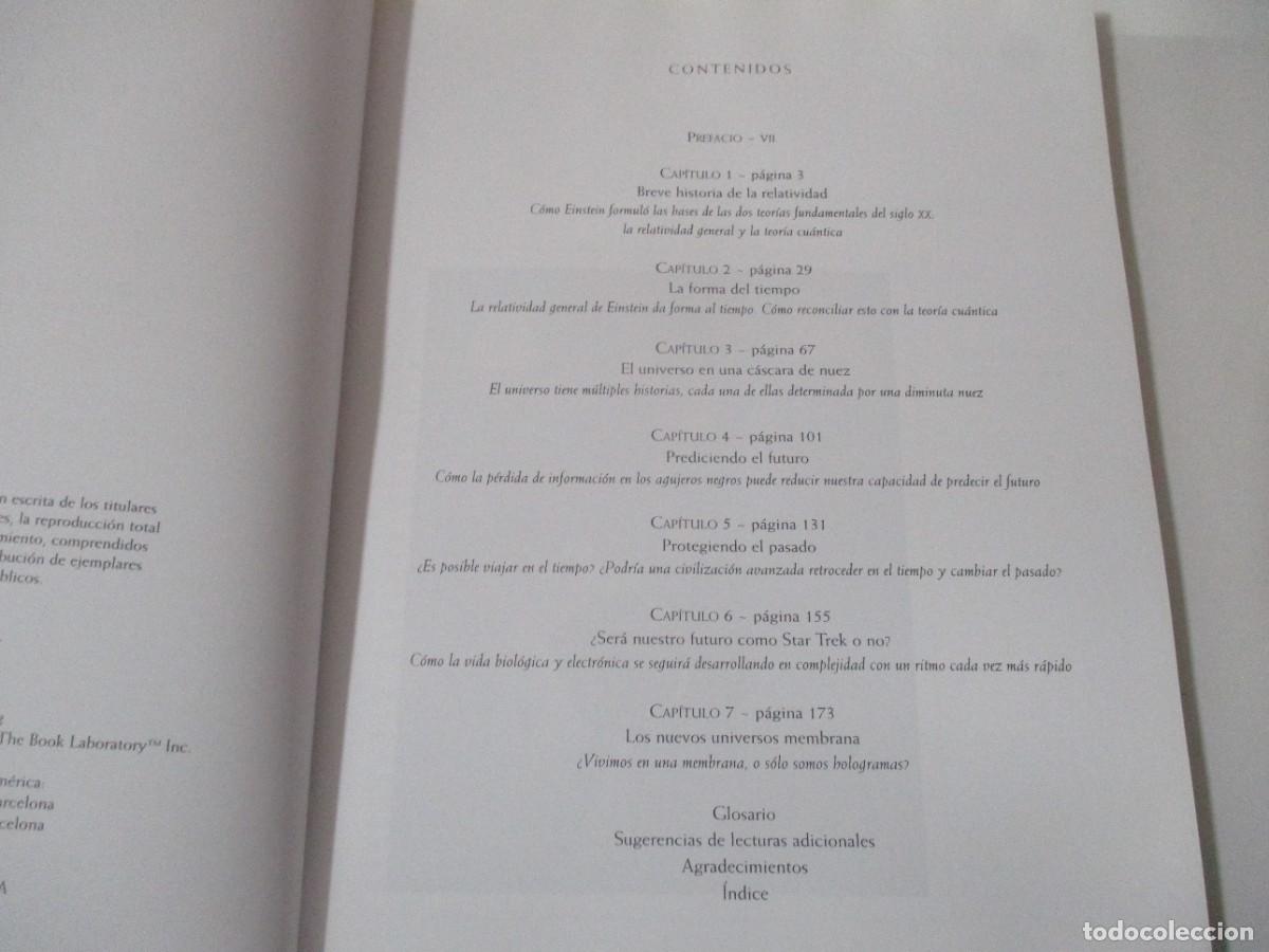Libros de segunda mano: STEPHEN HAWKING El universo en una c&aacute;scara de Nuez W16462 - Foto 2