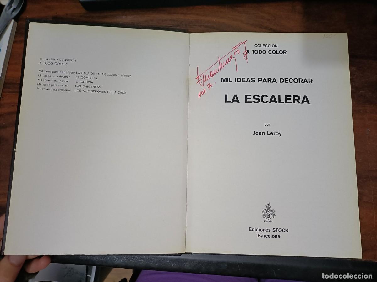 Libros de segunda mano: MIL IDEAS PARA DECORAR LA ESCALERA. JEAN LEROY, 1971 - Foto 2