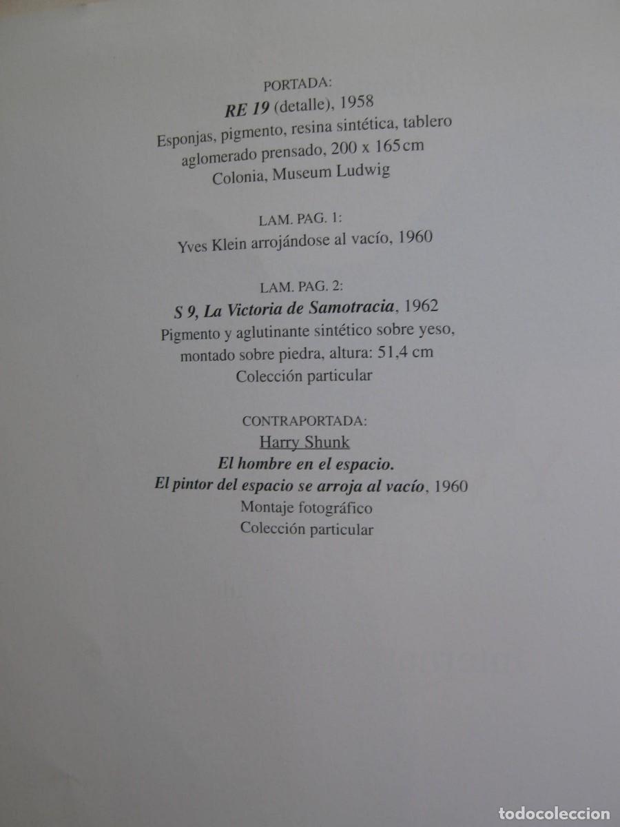 Libros de segunda mano: Catalogo Libro Yves Klein de taschen - Foto 3