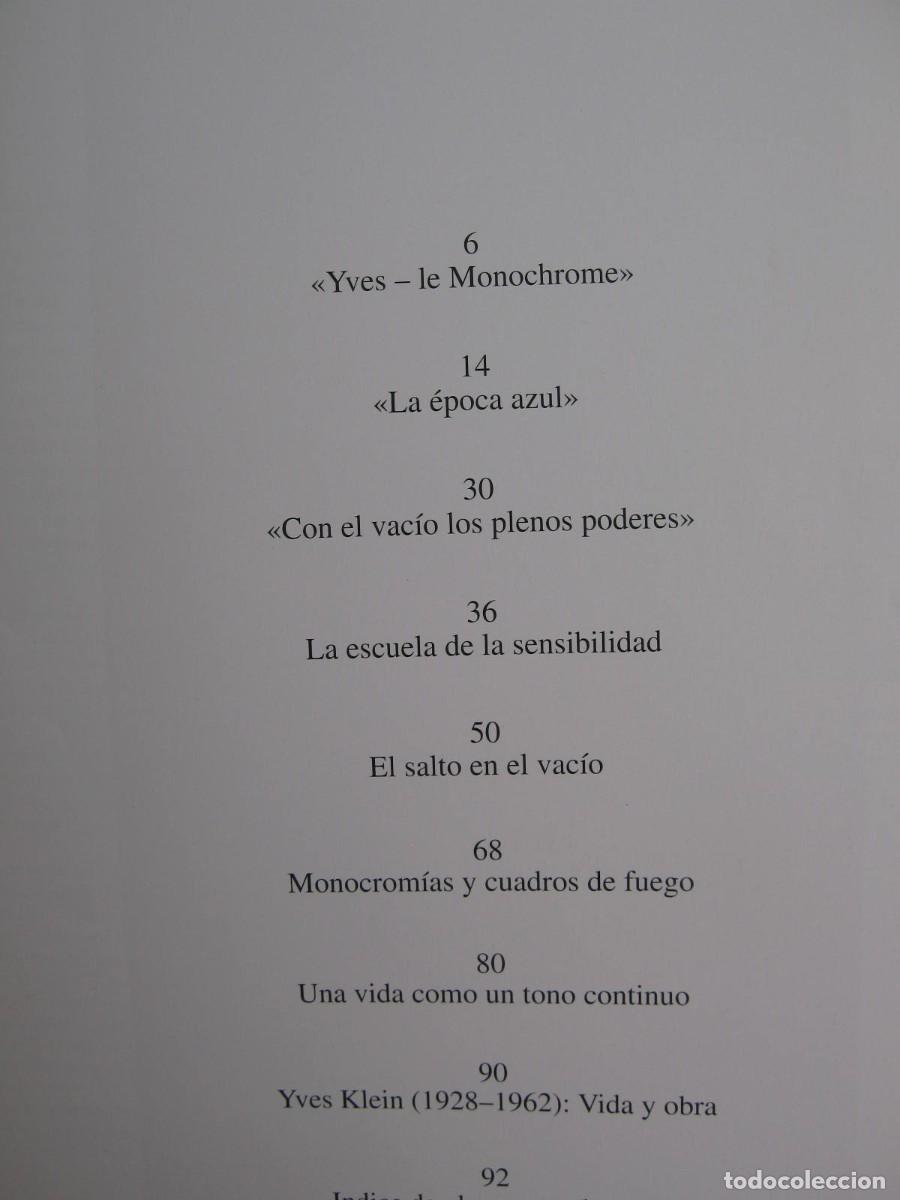Libros de segunda mano: Catalogo Libro Yves Klein de taschen - Foto 5