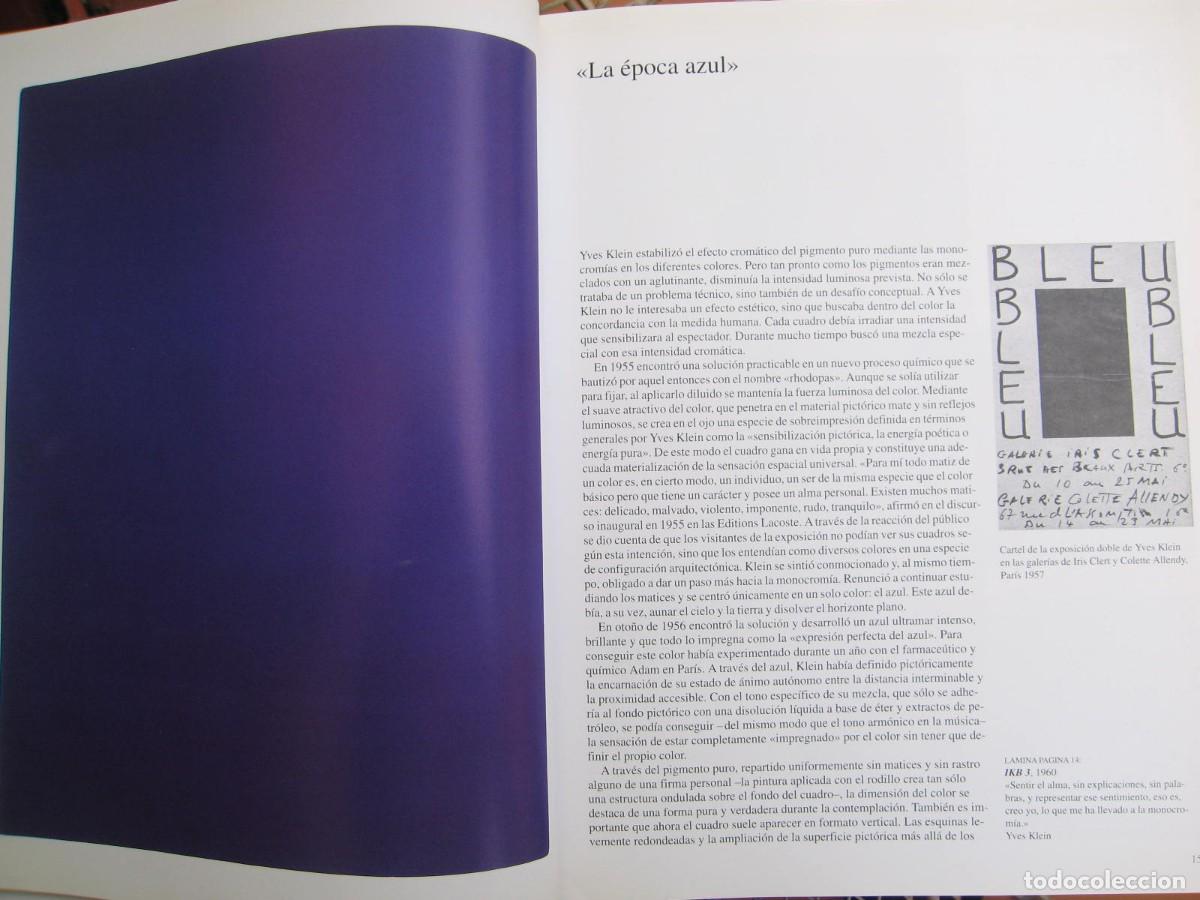 Libros de segunda mano: Catalogo Libro Yves Klein de taschen - Foto 6
