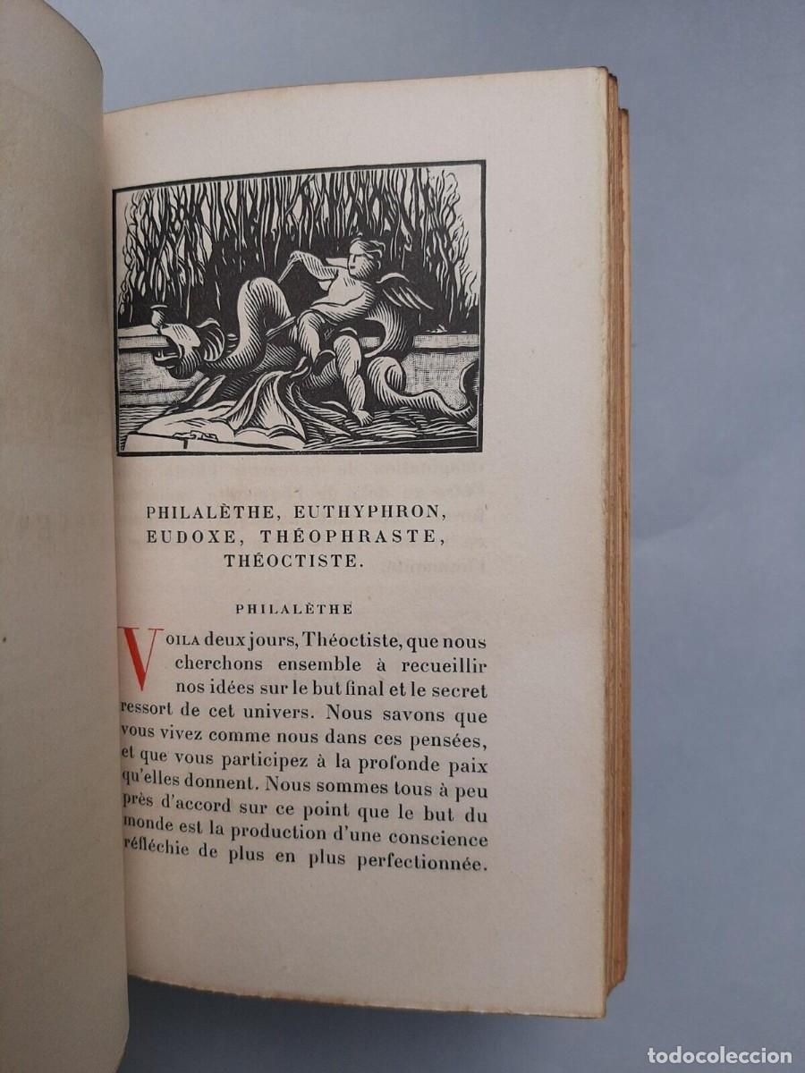 Libros de segunda mano: Renan, Ernest - Dialogues Philosophiques - 1925 Le Breton - Foto 3