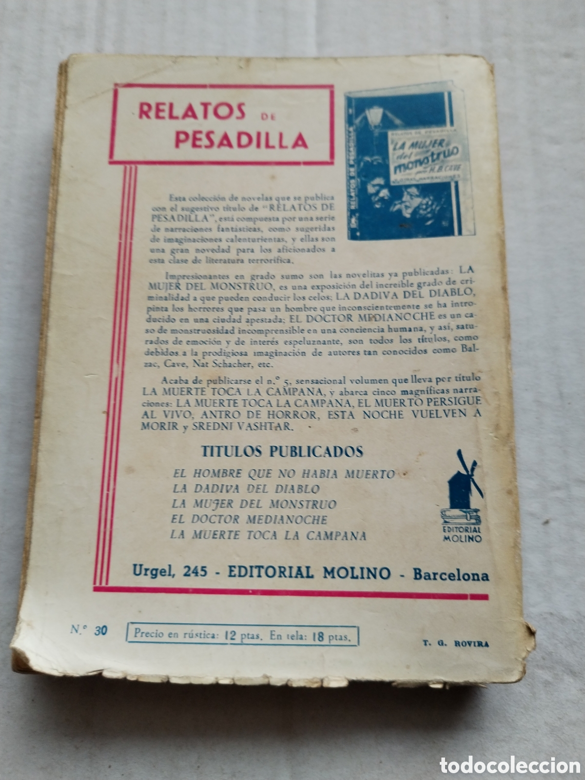 Libros de segunda mano: EL HOMBRE DE PAJA/RAFAEL SABATINI - Foto 4
