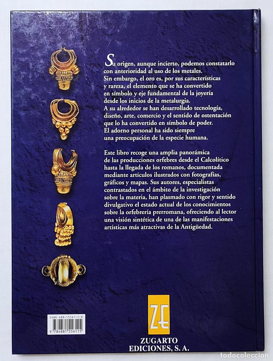 Libros de segunda mano: ORO, ORFEBRER&Iacute;A ANTIGUA EN HISPANIA. - Foto 2