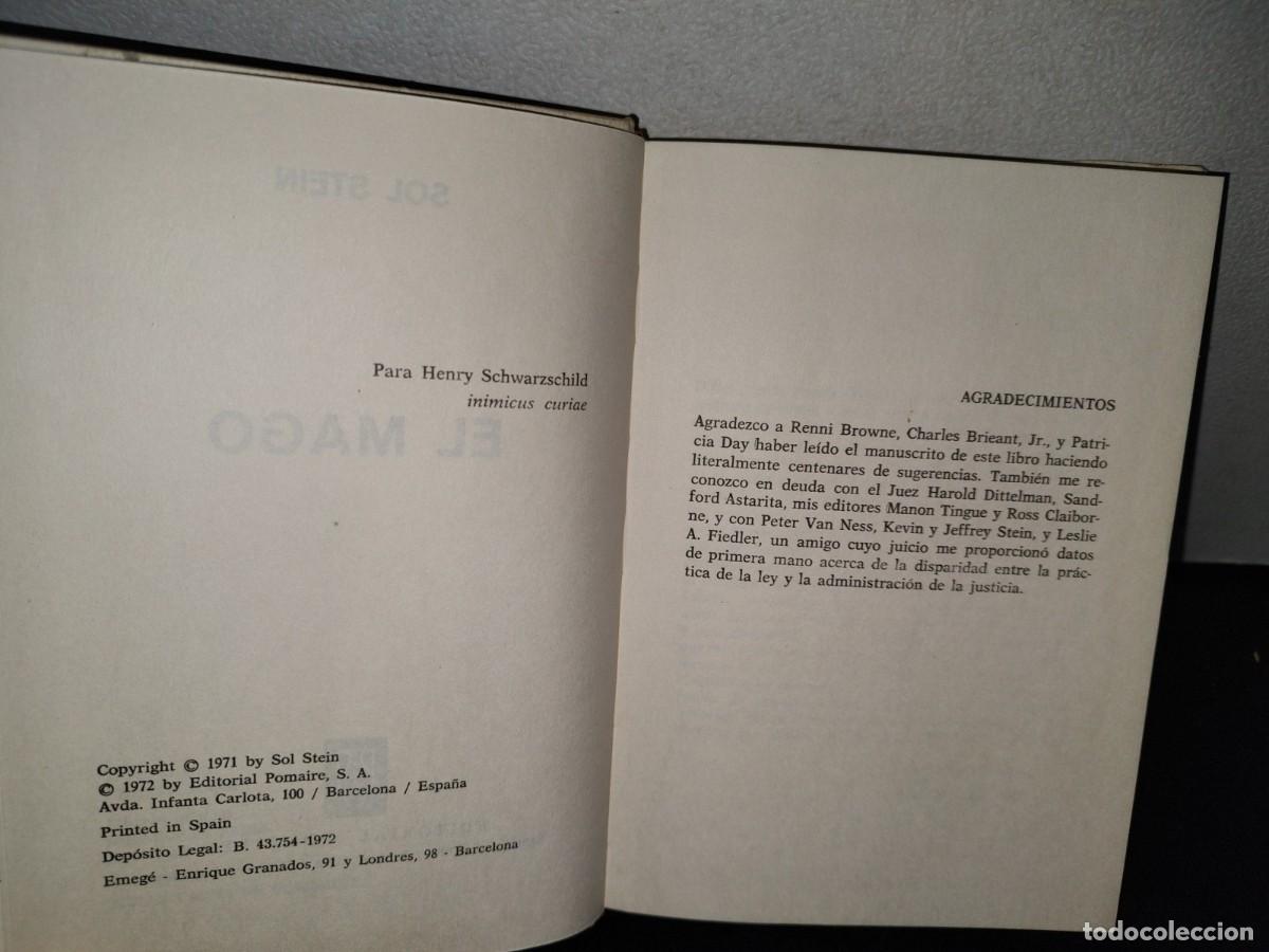 Libros de segunda mano: 57- EL MAGO - SOL STEIN - 1972 - Foto 5