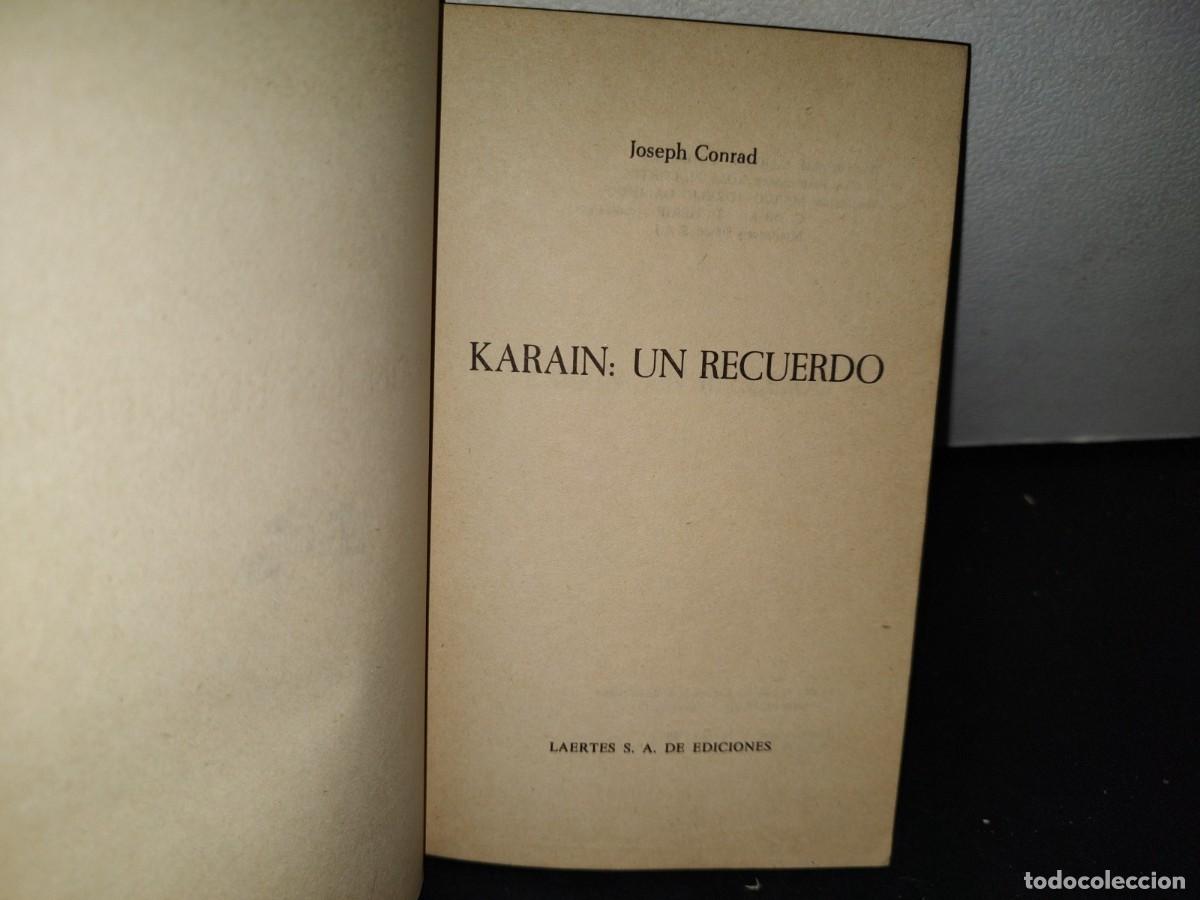 Libros de segunda mano: 57- KARAIN: UN RECUERDO - JOSEPH CONRAD - 1980 - Foto 4