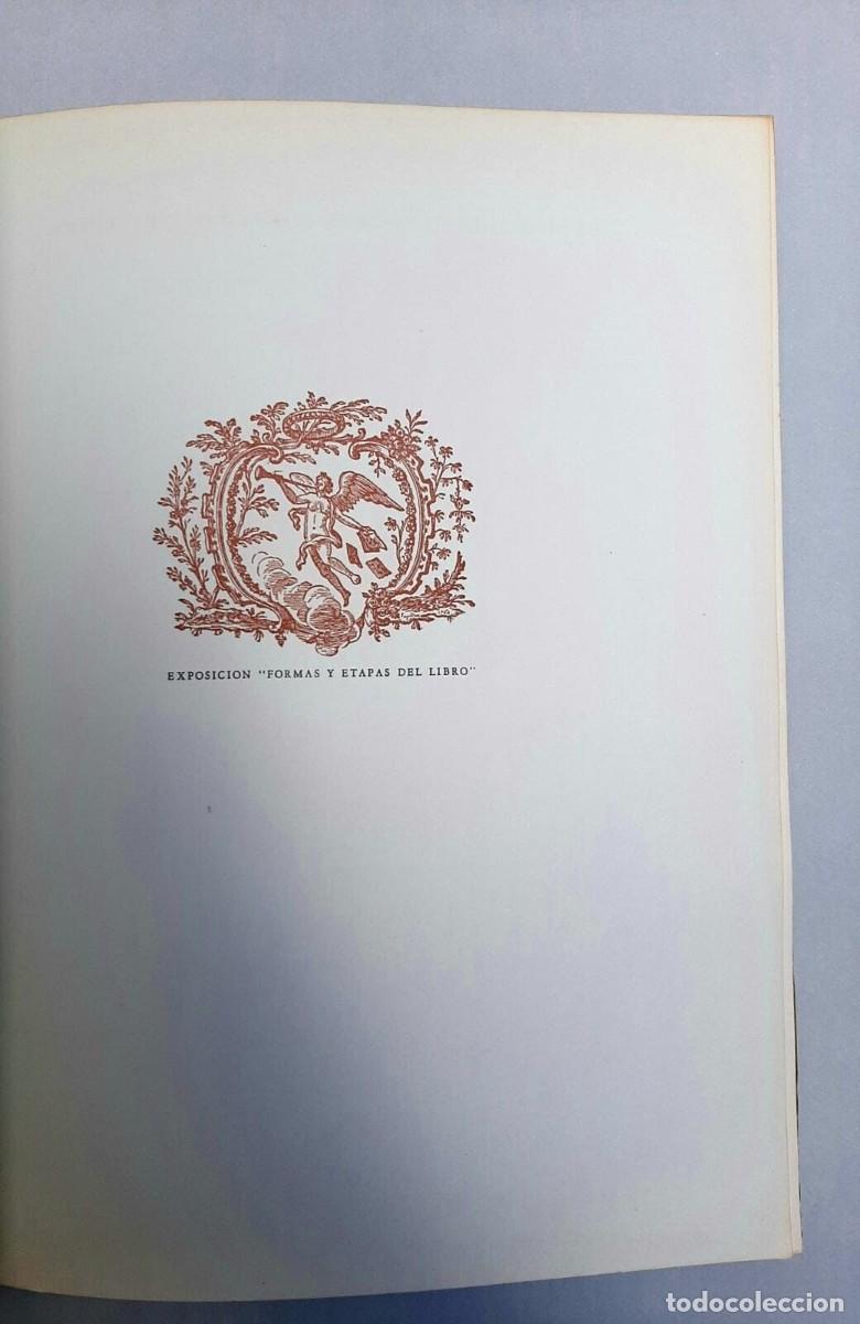 Libros de segunda mano: Exposicion Formas y Etapas del Libro - 1964 - Ra&uacute;l Mario Rosarivo SIGNED - Foto 4