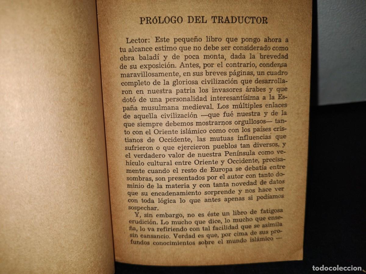 Libros de segunda mano: 57- LA CIVILIZACI&Oacute;N &Aacute;RABE EN ESPA&Ntilde;A - E. LEVI - 1953 - Foto 5