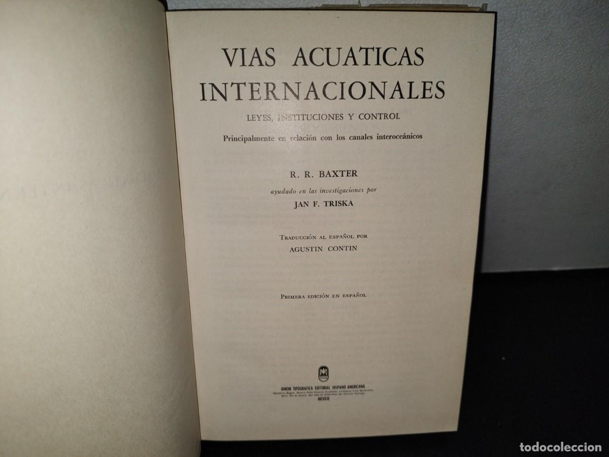 Libros de segunda mano: 57- V&Iacute;AS ACU&Aacute;TICAS INTERNACIONALES. LEYES, INSTITUCIONES Y CONTROL - BAXTER - Foto 3