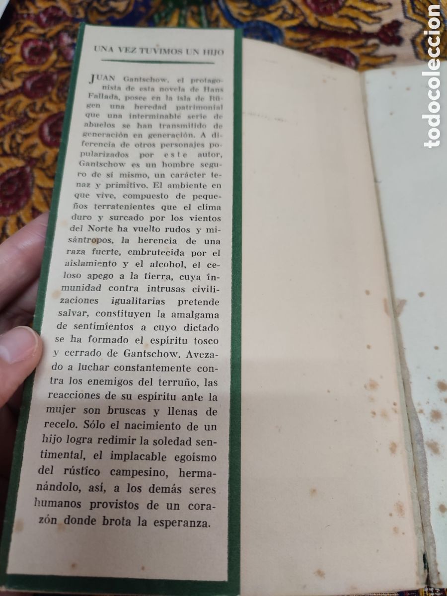 Libros de segunda mano: Hans Fallada Una vez tuvimos un hijo - Foto 8