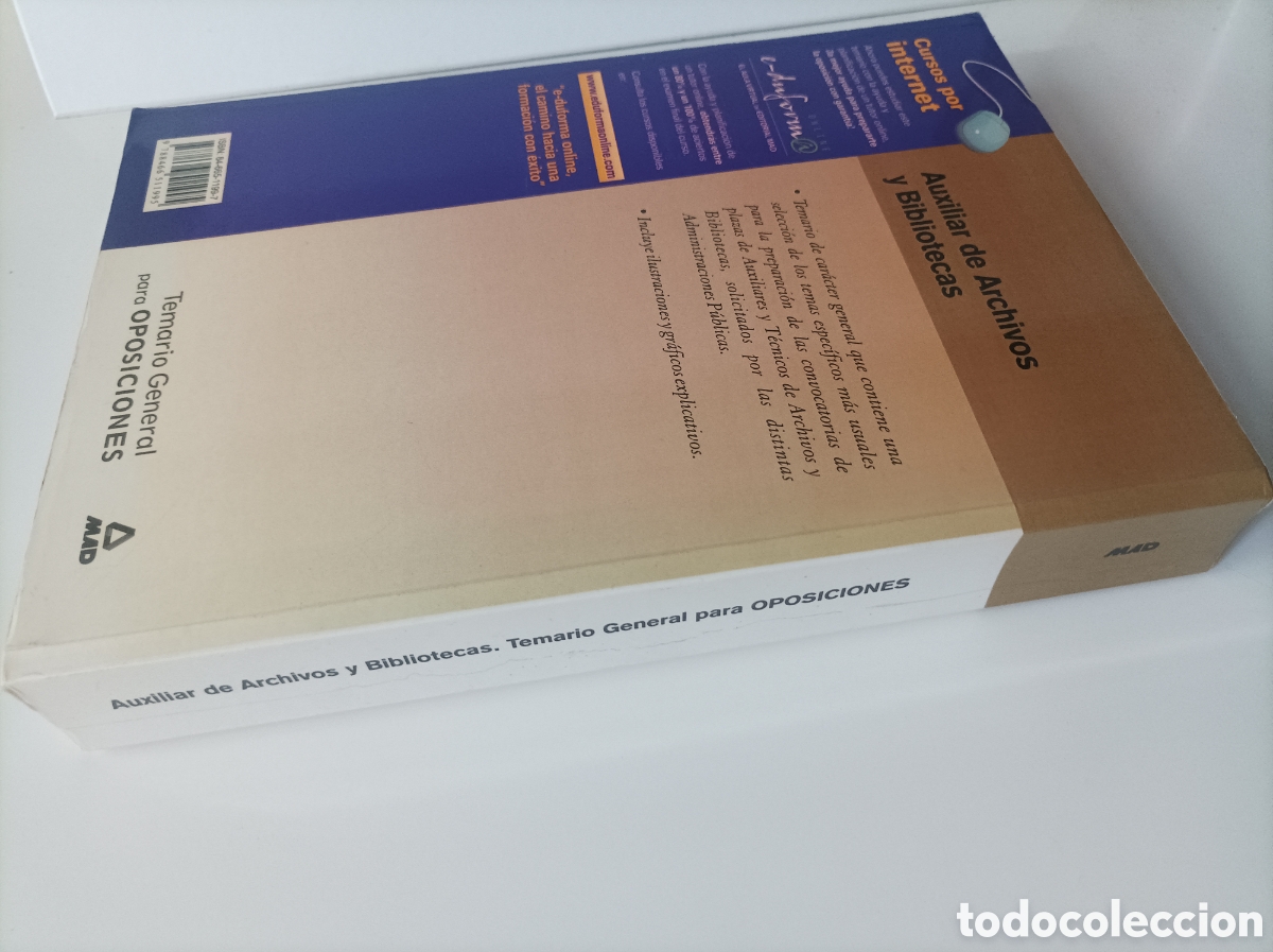 Libros de segunda mano: Auxiliar de archivos y bibliotecas. Temario general para oposiciones - Foto 7