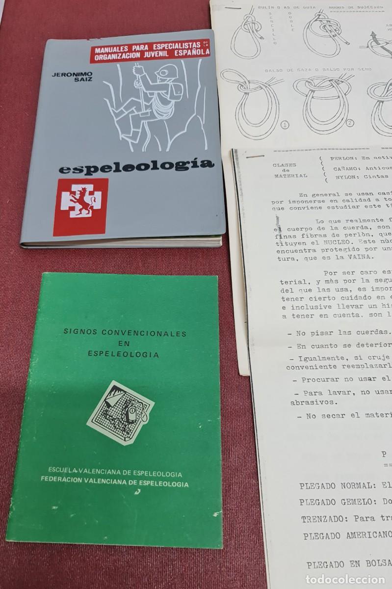 Libros de segunda mano: Lote Documentos y libros Espeleolog&iacute;a - Foto 4