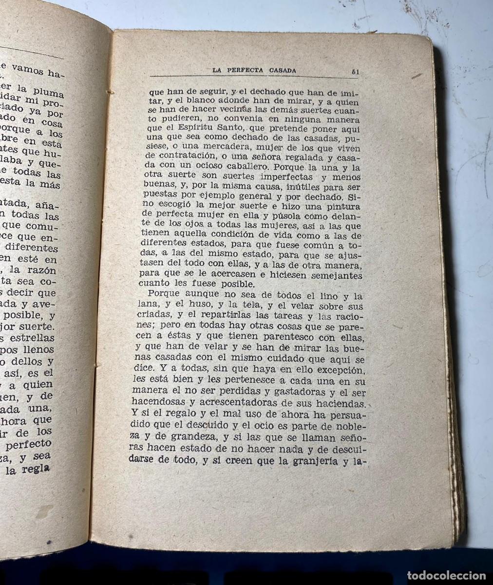 Libros de segunda mano: La perfecta casada, Fr. Luis de Le&oacute;n - Foto 3