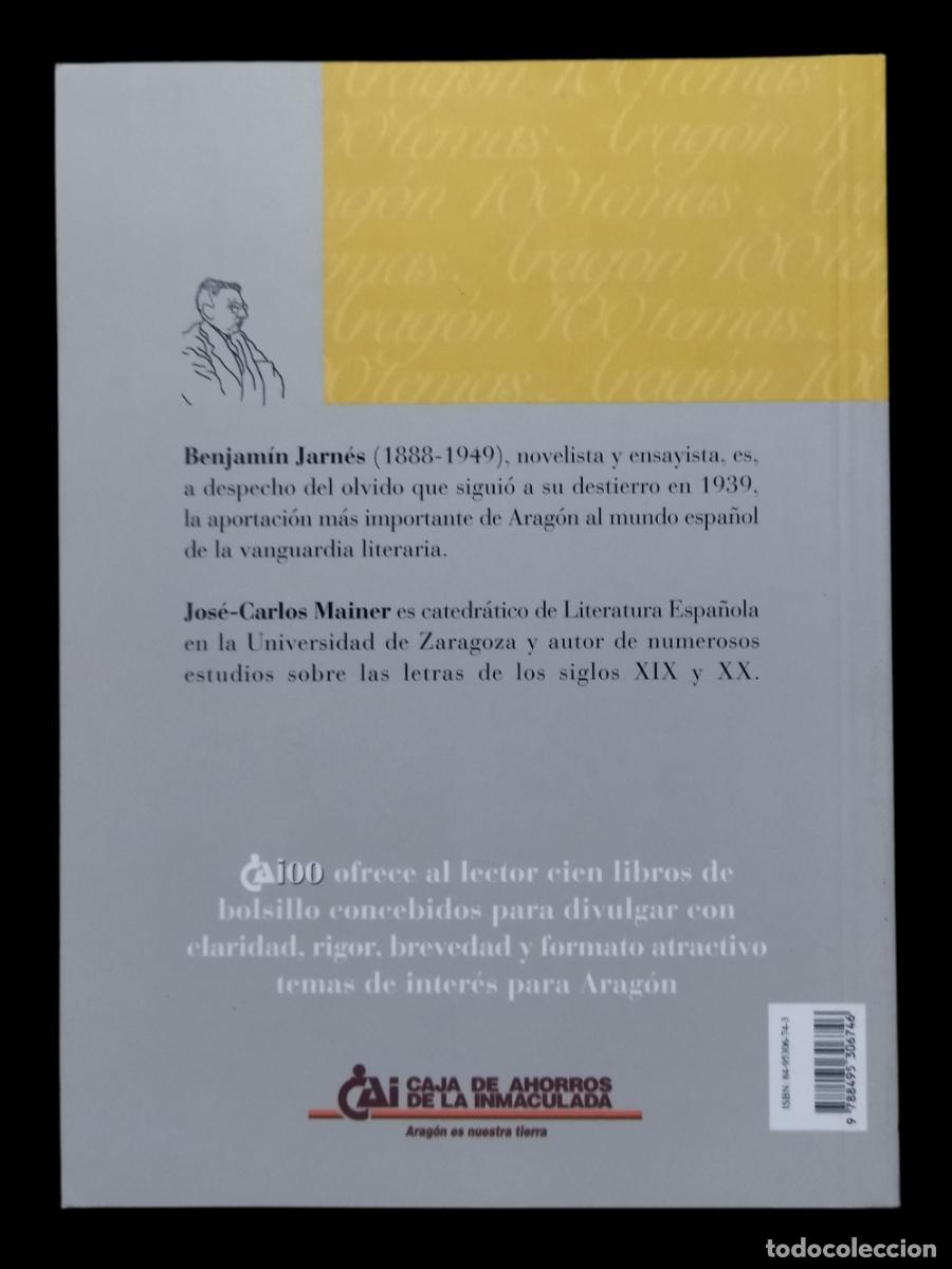 Libros de segunda mano: Benjam&iacute;n Jairnez. Jos&eacute; Carlos Mainer. NUEVO.. - Foto 2