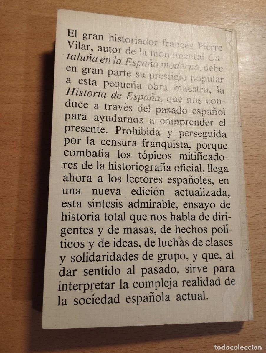 Libros de segunda mano: HISTORIA DE ESPA&Ntilde;A (PIERRE VILAR) - Foto 5