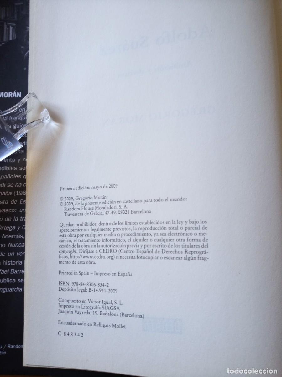Libros de segunda mano: GREGORIO MORAN ADOLFO SUAREZ AMBICION Y DESTINO - Foto 6