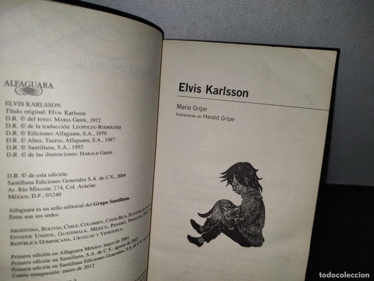Libros de segunda mano: 57- ELVIS KARLSSON - MARIA GRIPE - Foto 5