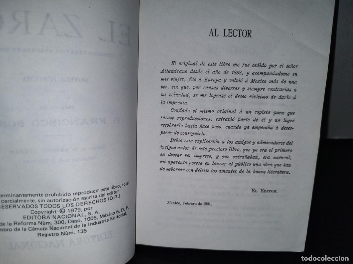 Libros de segunda mano: 57- EL ZARCO - IGNACIO MANUEL ALTAMIRANO - Foto 4