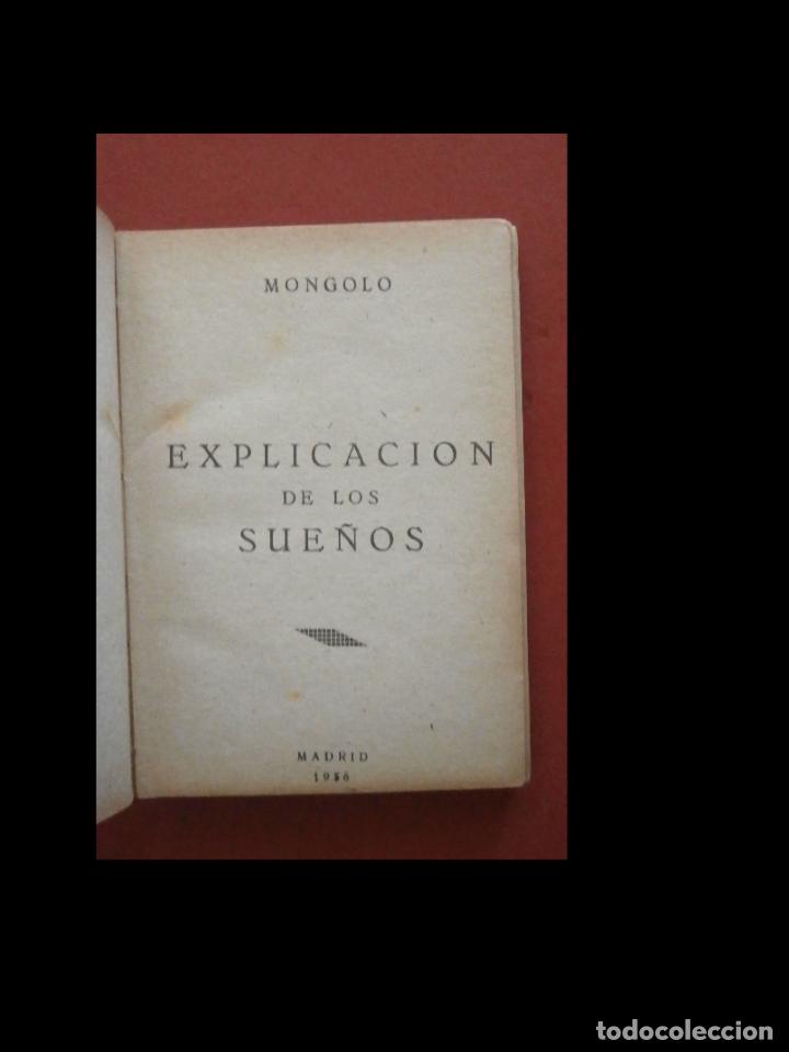 Libros de segunda mano: Explicaci&oacute;n de los sue&ntilde;os. Mongolo - Foto 5