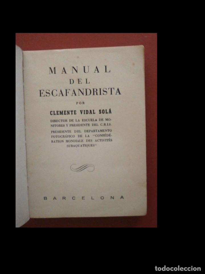 Libros de segunda mano: Manual del escafandrista. Clemente Vidal Sol&aacute; - Foto 7