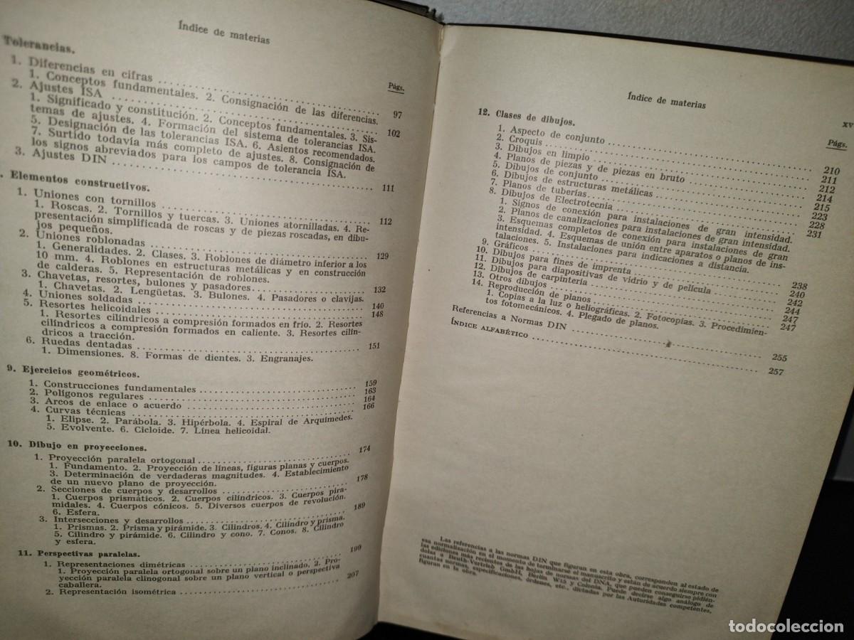 Libros de segunda mano: 58- DIBUJO T&Eacute;CNICO - ALBERT BACHMANN Y RICHARD FORBERG - 1966 - Foto 7