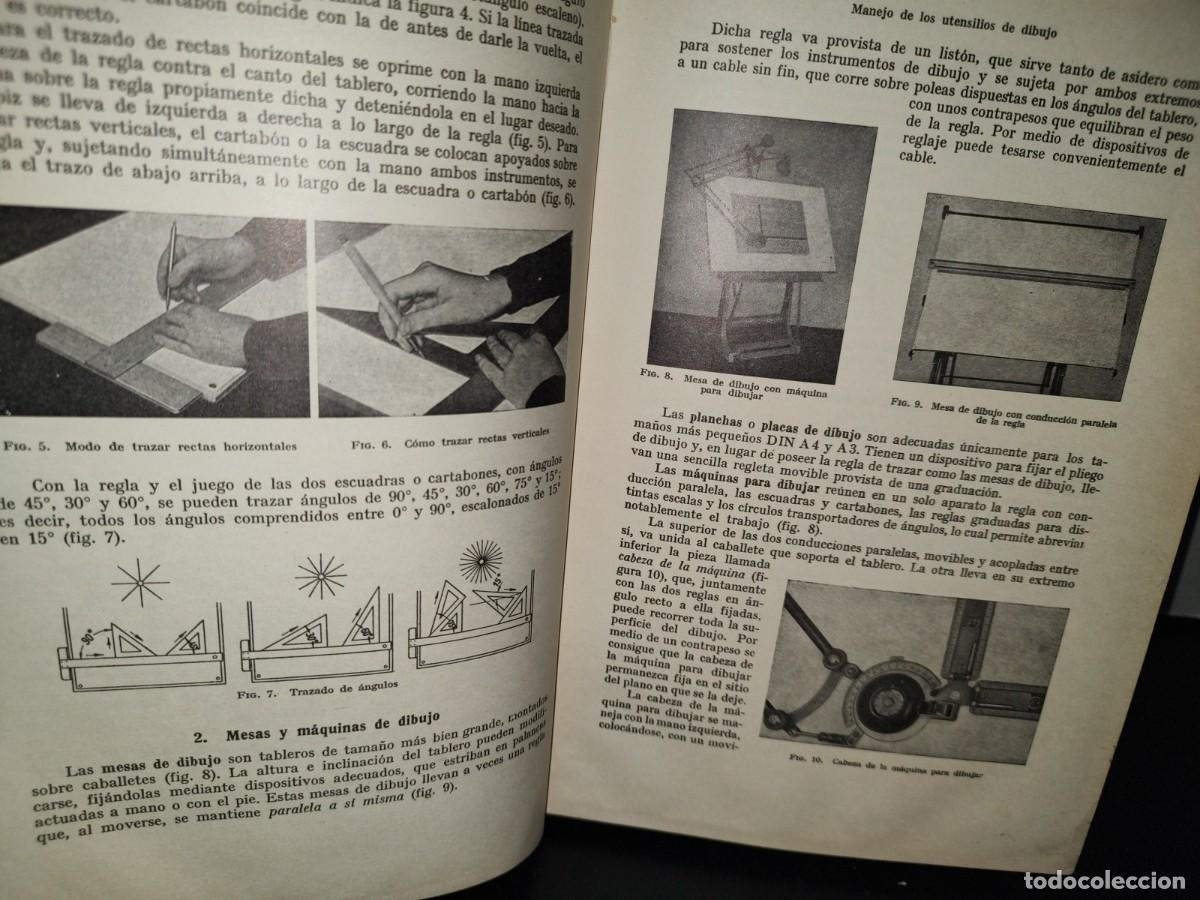 Libros de segunda mano: 58- DIBUJO T&Eacute;CNICO - ALBERT BACHMANN Y RICHARD FORBERG - 1966 - Foto 8