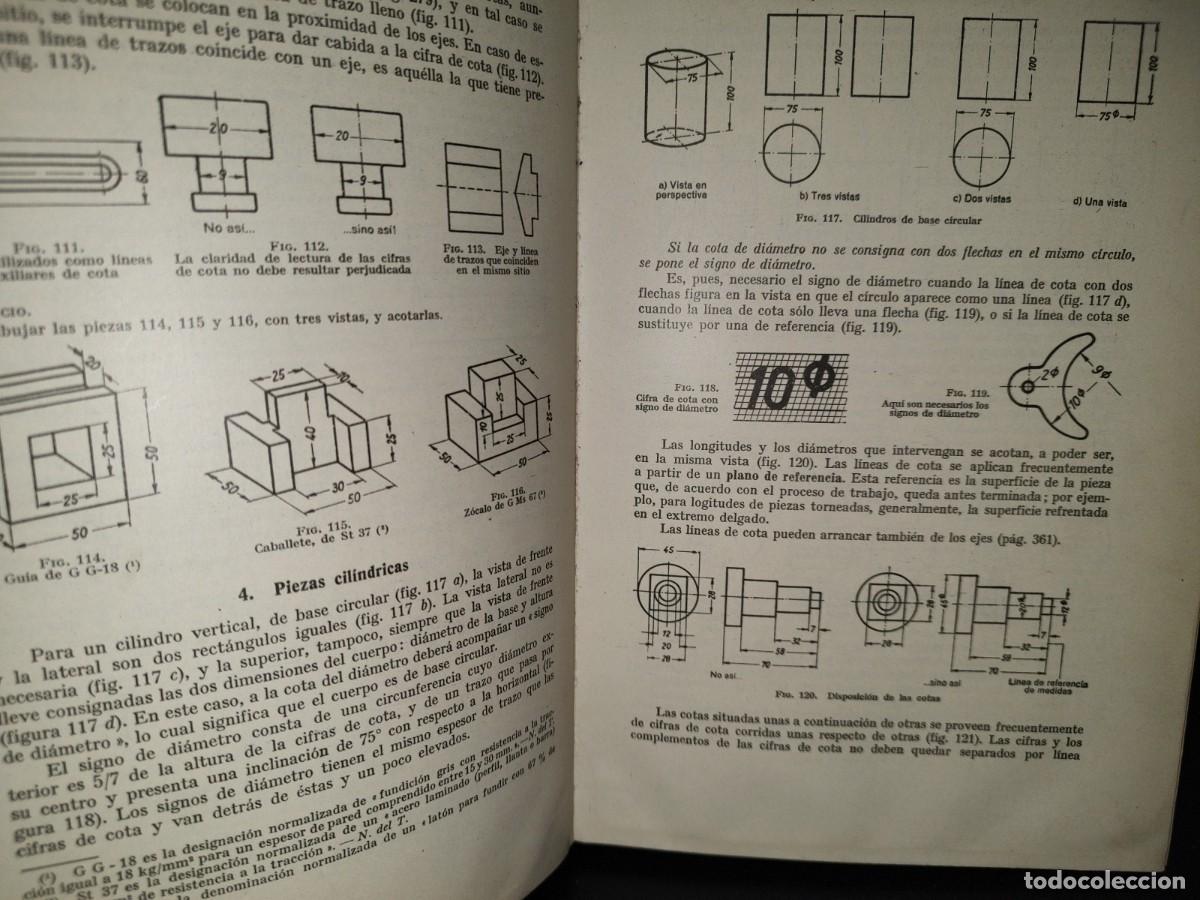 Libros de segunda mano: 58- DIBUJO T&Eacute;CNICO - ALBERT BACHMANN Y RICHARD FORBERG - 1966 - Foto 10