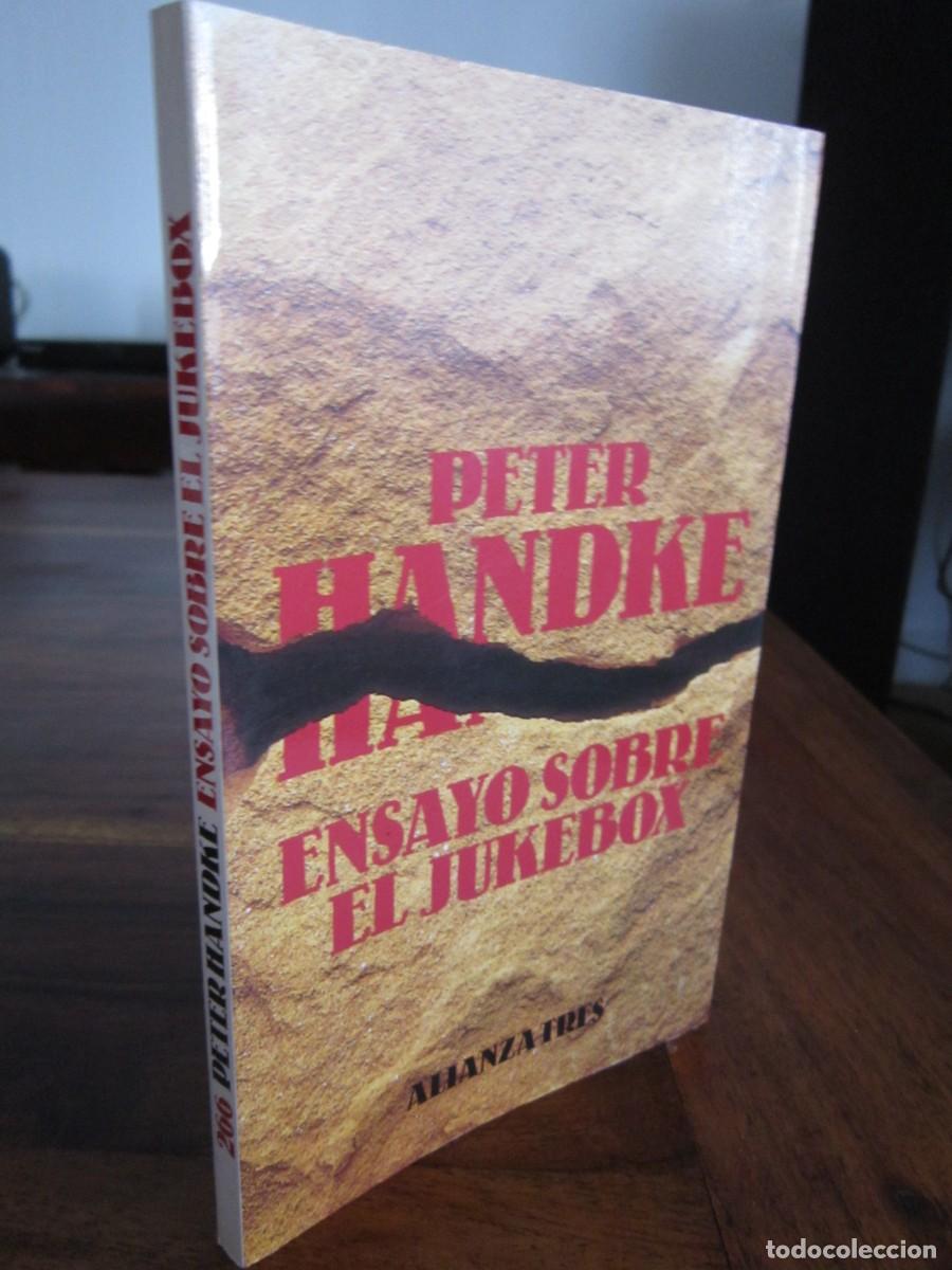 Libros de segunda mano: ENSAYO SOBRE EL JUKEBOX. Peter Handke. Alianza tres, 1992 - Foto 1