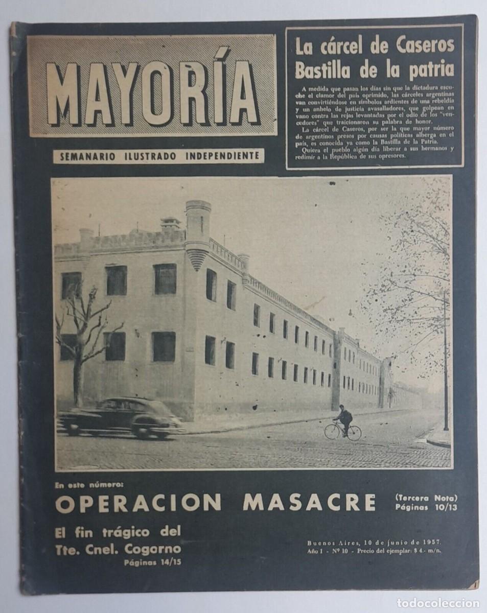 Libros de segunda mano: (Rodolfo Walsh: Operaci&oacute;n Masacre) &ldquo;Mayor&iacute;a&rdquo; 1957 - Foto 1