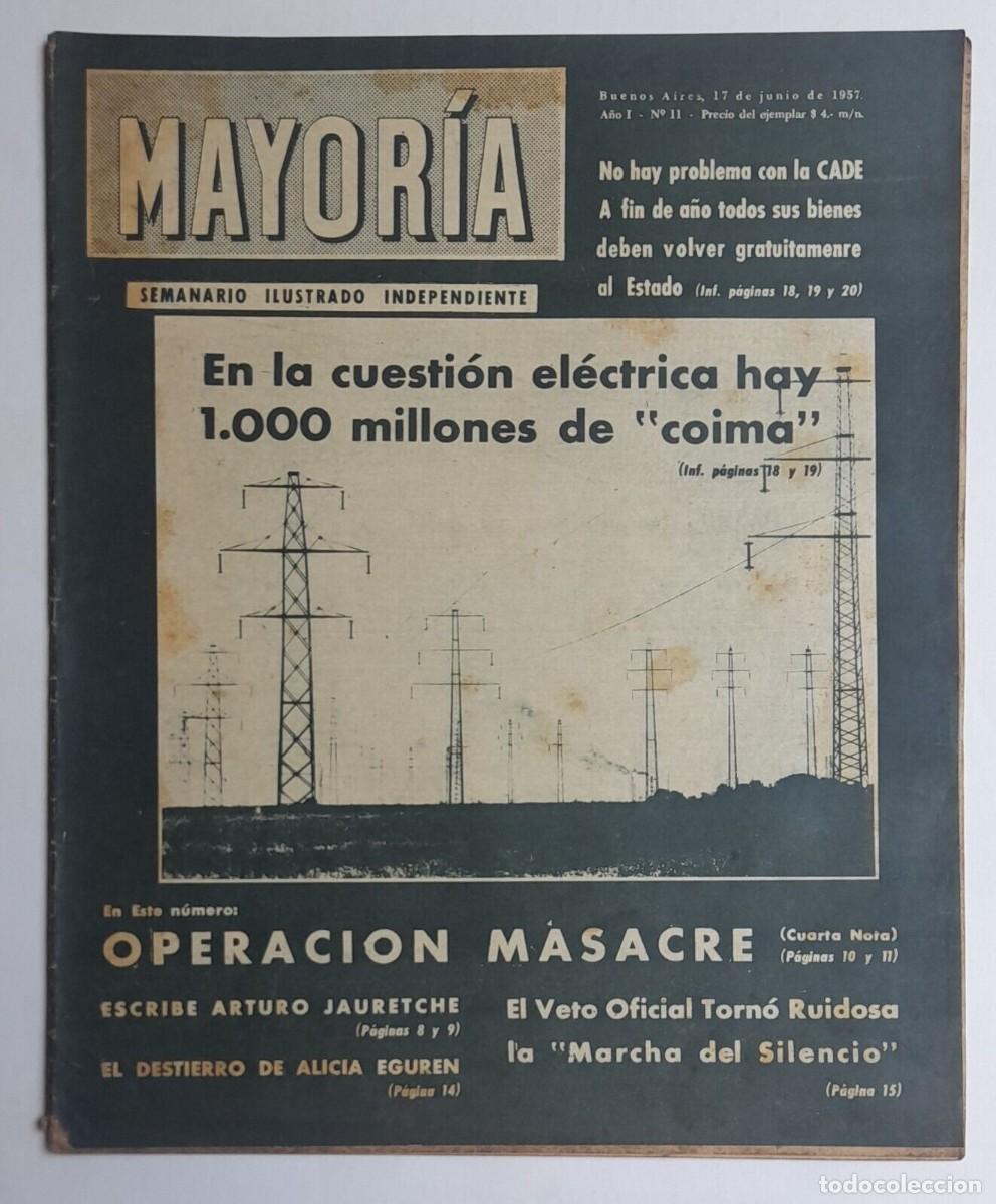 Libros de segunda mano: (Rodolfo Walsh: Operaci&oacute;n Masacre) &ldquo;Mayor&iacute;a&rdquo; 1957 - Foto 4