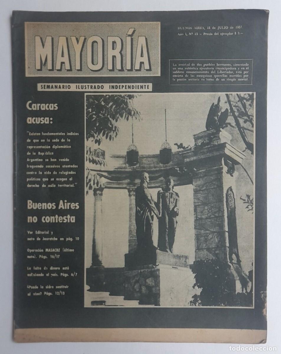 Libros de segunda mano: (Rodolfo Walsh: Operaci&oacute;n Masacre) &ldquo;Mayor&iacute;a&rdquo; 1957 - Foto 9