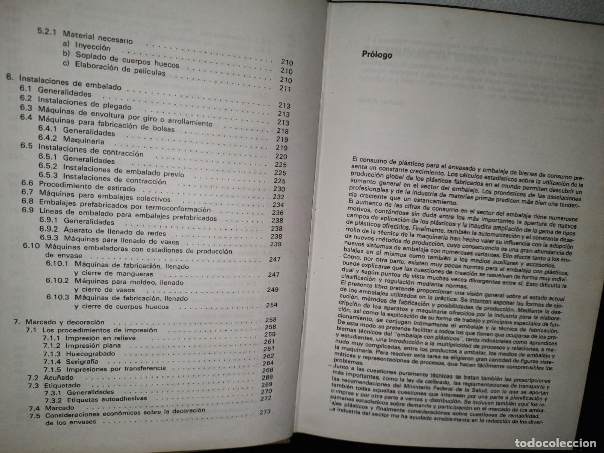 Libros de segunda mano: 58- ENVASES Y EMBALAJES DE PL&Aacute;STICO - G&Uuml;NTER K&Uuml;HNE - Foto 6