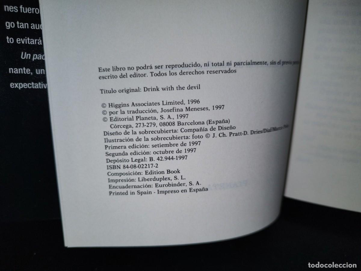 Libros de segunda mano: 58- UN PACTO CON EL DIABLO - JACK HIGGINS - Foto 5