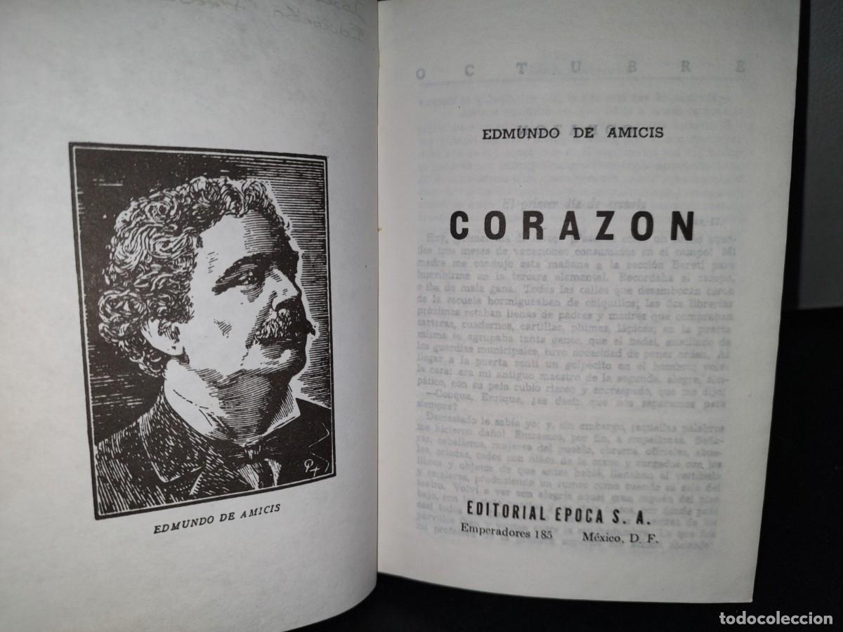 Libros de segunda mano: 58- CORAZ&Oacute;N - EDMUNDO DE AMICIS - EDITORIAL &Eacute;POCA S. A. 1997 - Foto 3