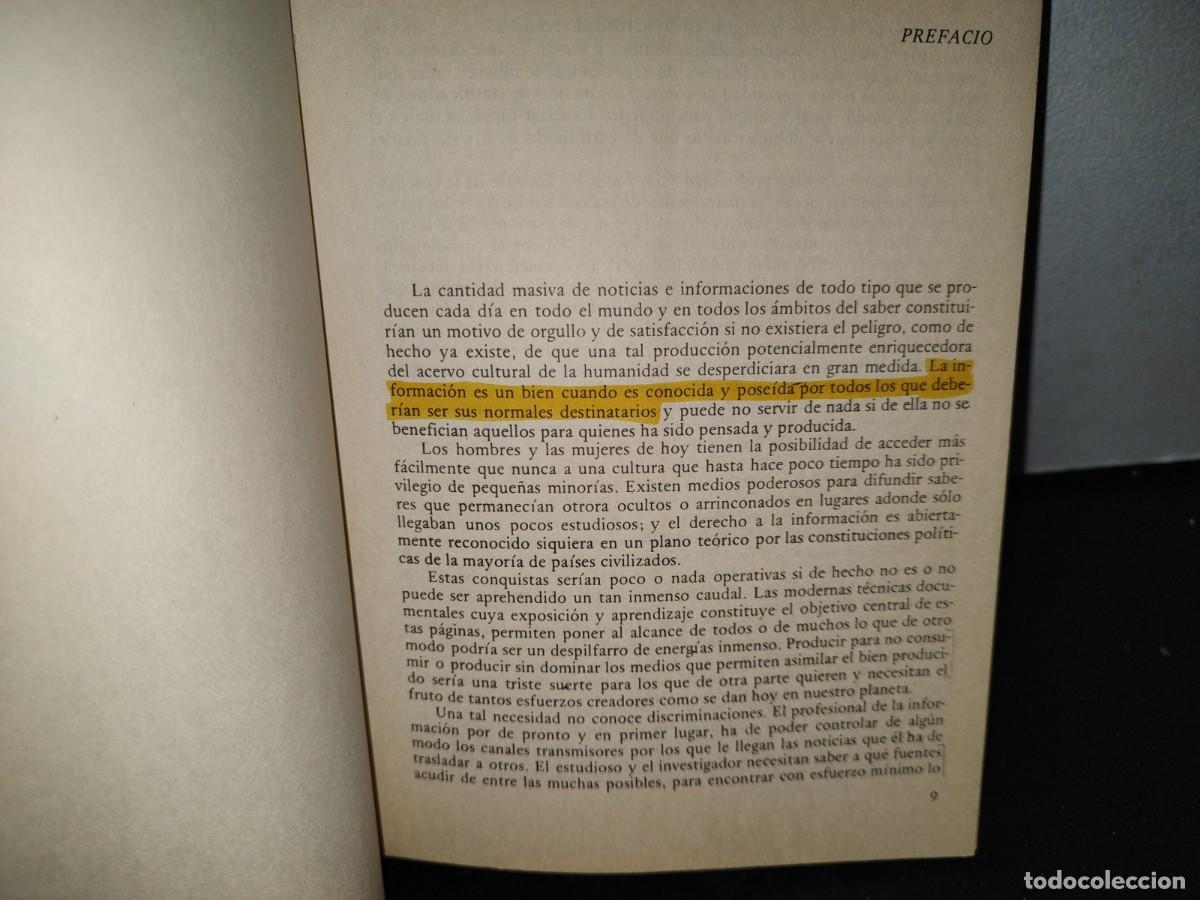 Libros de segunda mano: 58- TEOR&Iacute;A Y PR&Aacute;CTICA DE LA DOCUMENTACI&Oacute;N - ROBERTO COLL-VINENT - Foto 5