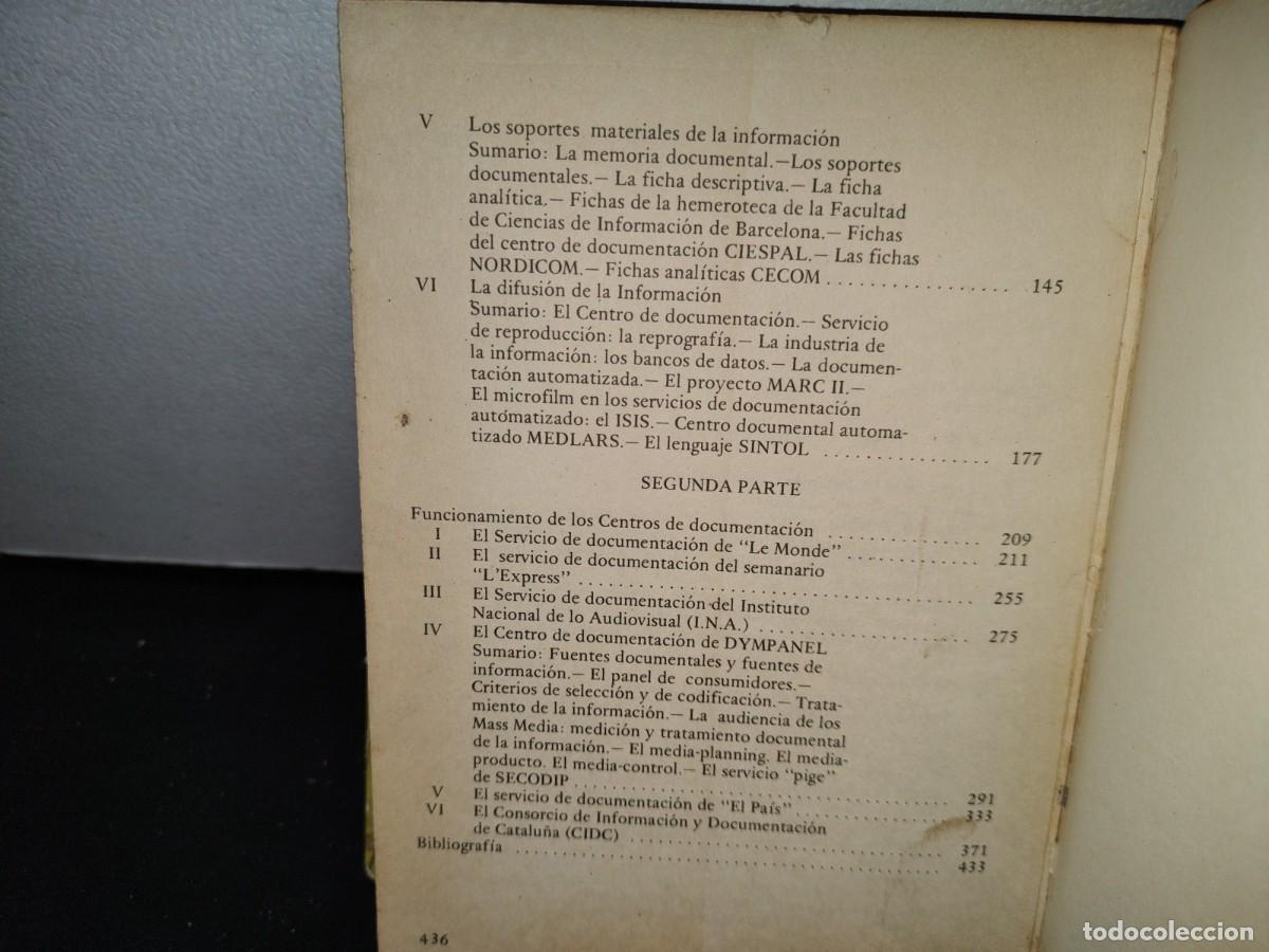 Libros de segunda mano: 58- TEOR&Iacute;A Y PR&Aacute;CTICA DE LA DOCUMENTACI&Oacute;N - ROBERTO COLL-VINENT - Foto 7