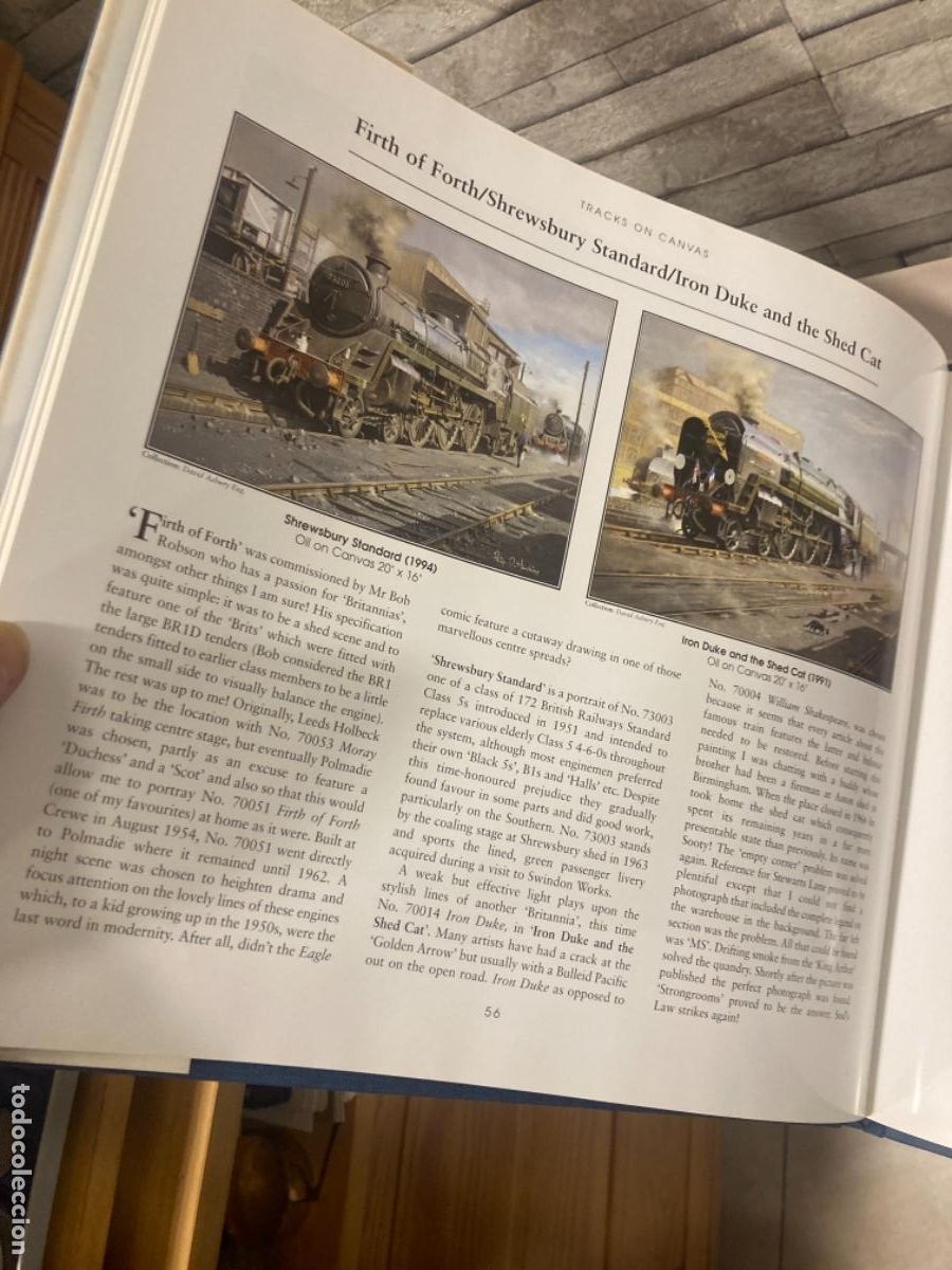 Libros de segunda mano: Magnifico libro de tem&aacute;tica de trenes, en ingl&eacute;s - Foto 6