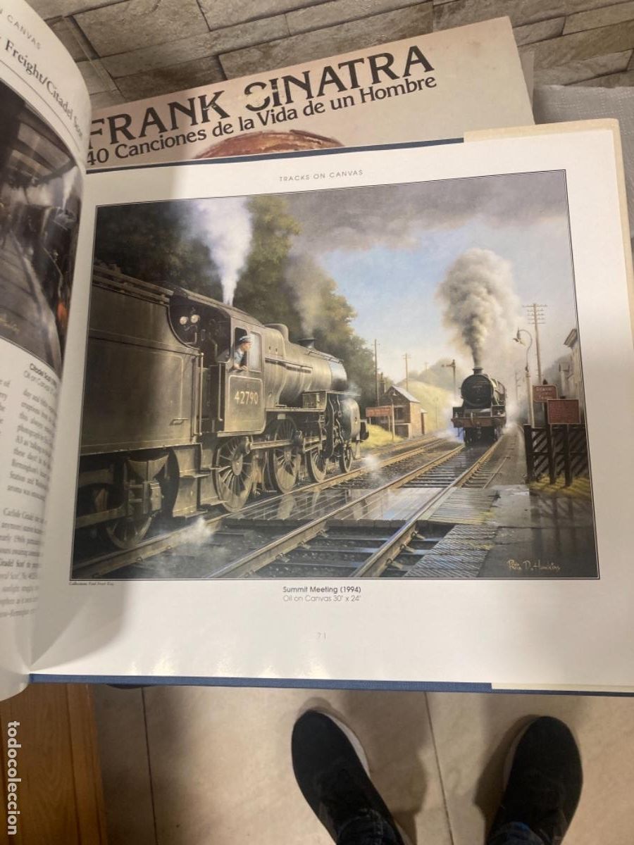 Libros de segunda mano: Magnifico libro de tem&aacute;tica de trenes, en ingl&eacute;s - Foto 7