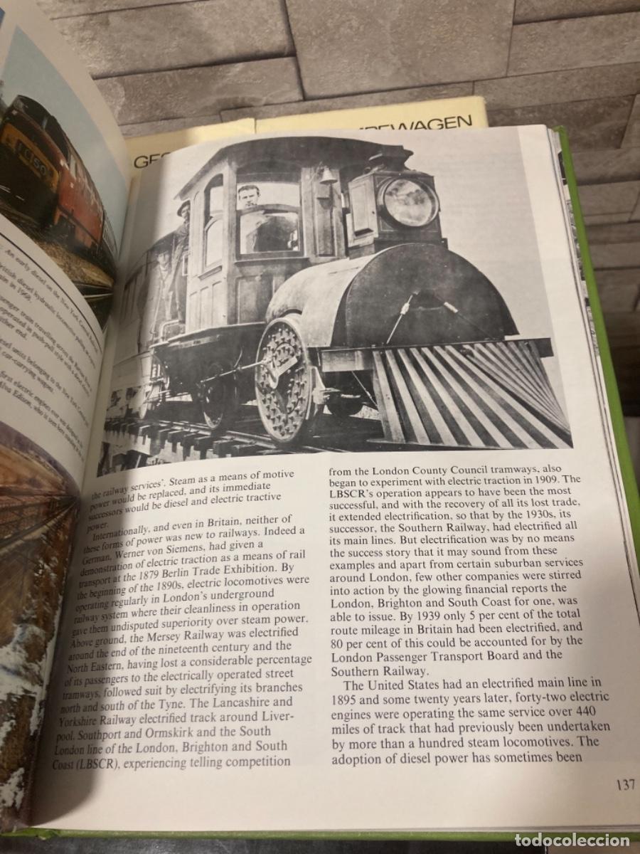 Libros de segunda mano: Magnifico libro de tem&aacute;tica de trenes, en ingl&eacute;s - Foto 7