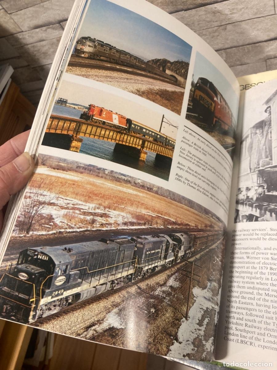 Libros de segunda mano: Magnifico libro de tem&aacute;tica de trenes, en ingl&eacute;s - Foto 8