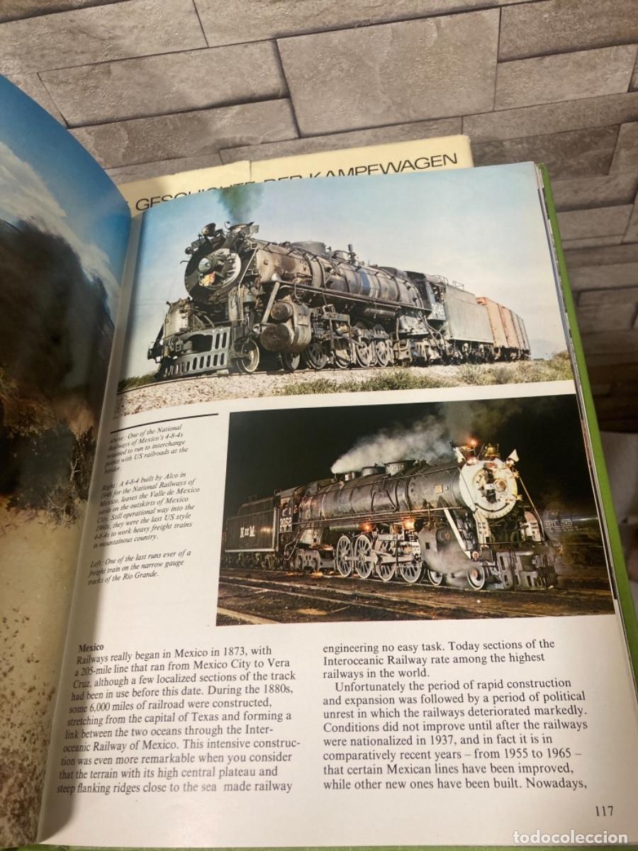Libros de segunda mano: Magnifico libro de tem&aacute;tica de trenes, en ingl&eacute;s - Foto 9