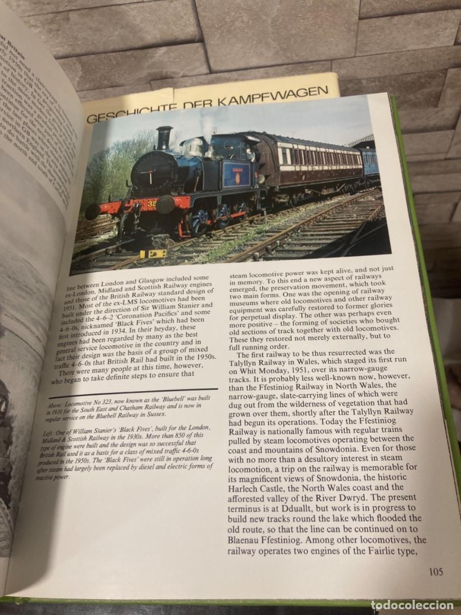 Libros de segunda mano: Magnifico libro de tem&aacute;tica de trenes, en ingl&eacute;s - Foto 11