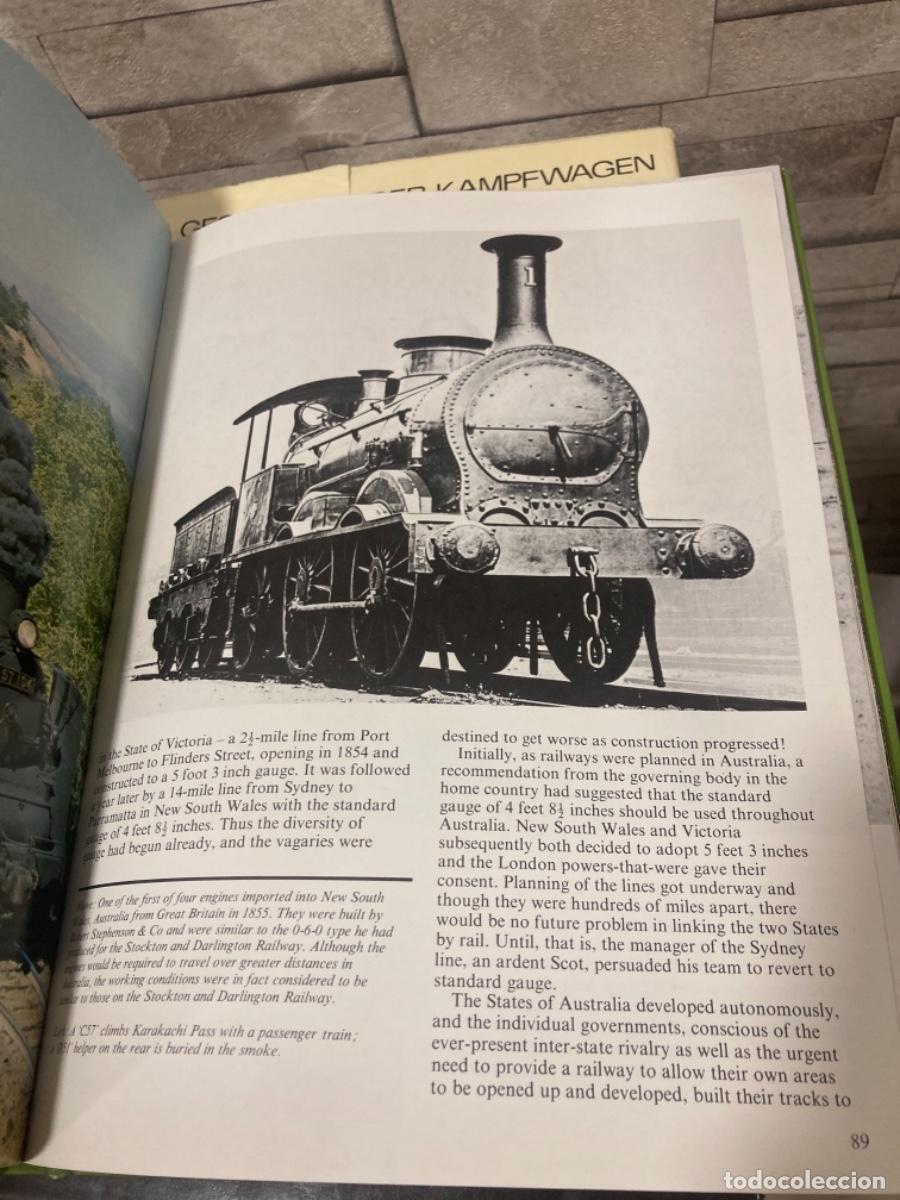 Libros de segunda mano: Magnifico libro de tem&aacute;tica de trenes, en ingl&eacute;s - Foto 12