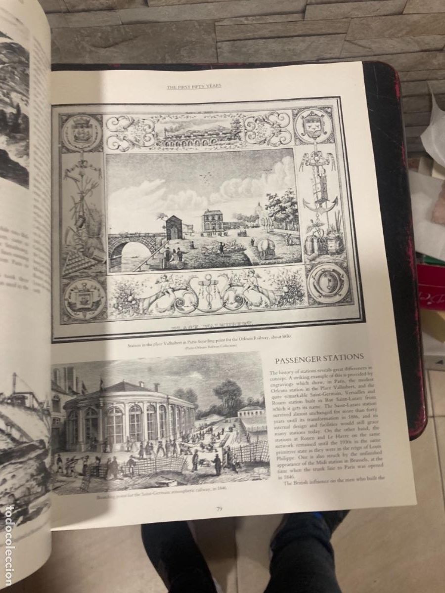 Libros de segunda mano: Magnifico libro de tem&aacute;tica de trenes, en ingl&eacute;s - Foto 3