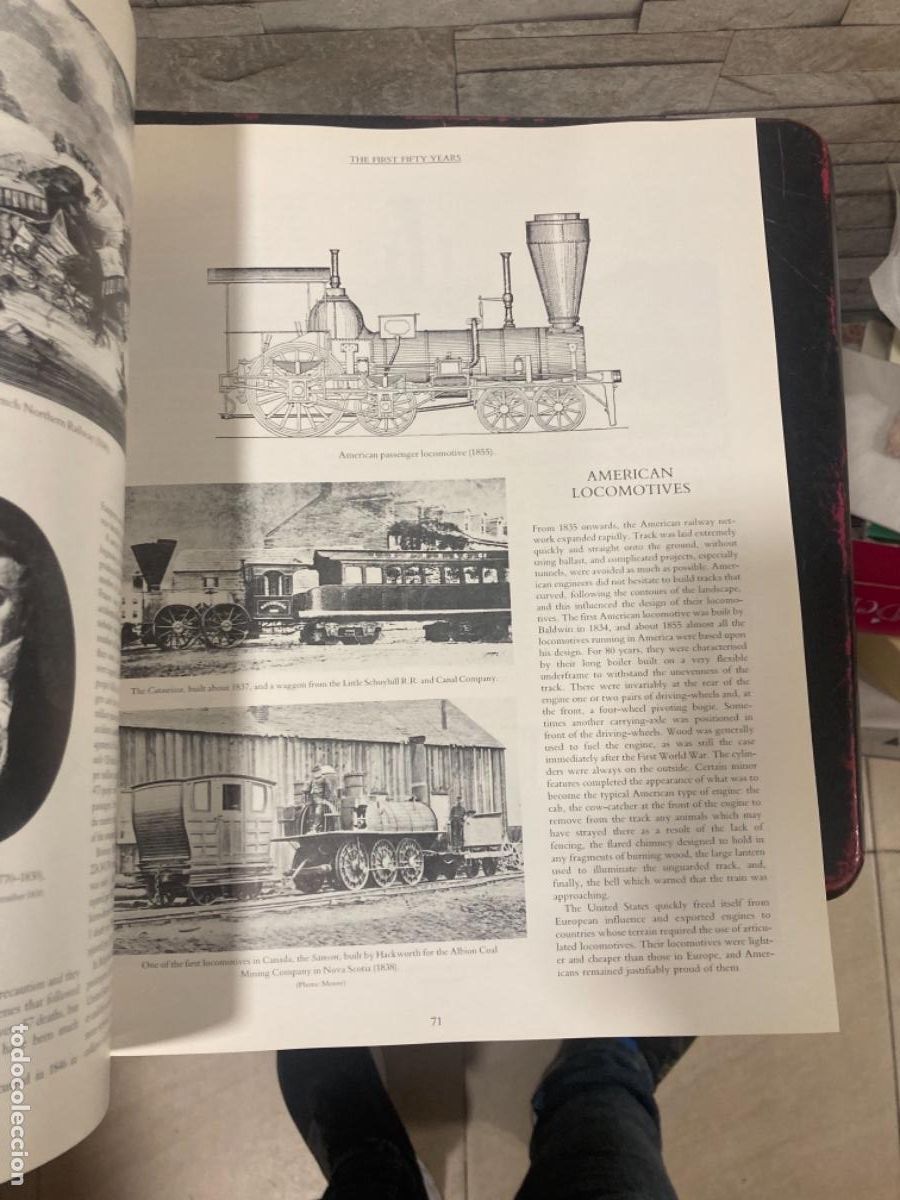 Libros de segunda mano: Magnifico libro de tem&aacute;tica de trenes, en ingl&eacute;s - Foto 4