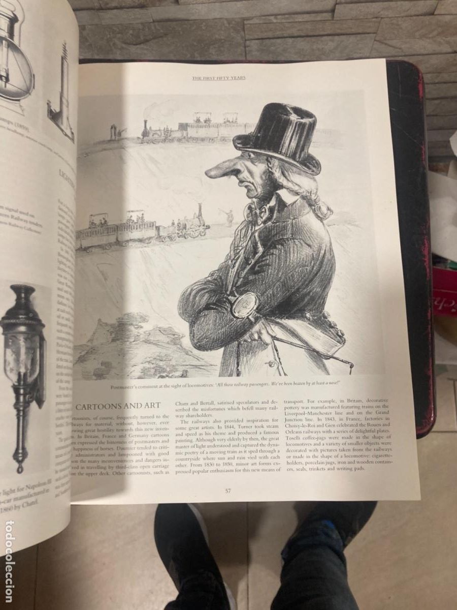 Libros de segunda mano: Magnifico libro de tem&aacute;tica de trenes, en ingl&eacute;s - Foto 5