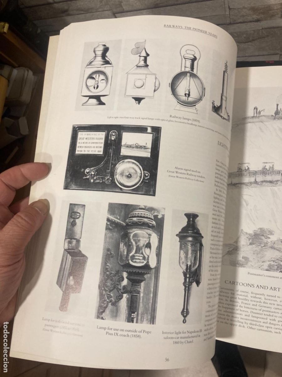 Libros de segunda mano: Magnifico libro de tem&aacute;tica de trenes, en ingl&eacute;s - Foto 6